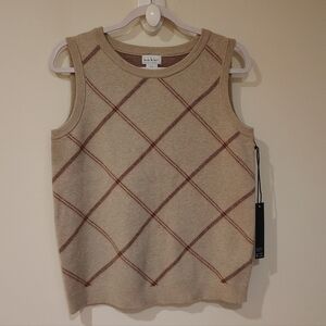 NWT NICOLE MILLER SWEATER VEST